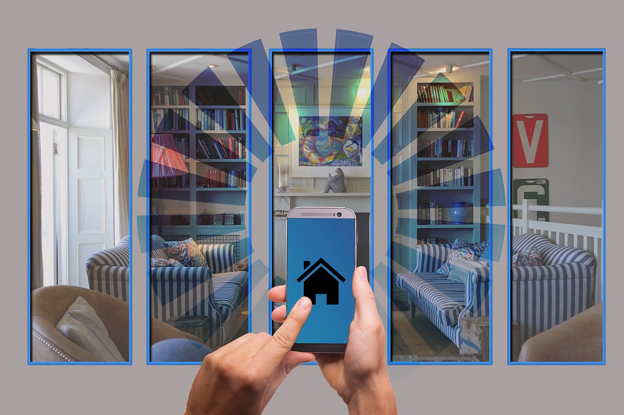 Sfeervolle lenteverlichting binnen met intelligente sensoren. Sfeervolle lenteverlichting binnen met intelligente sensoren.